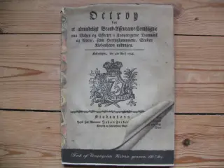 Kgl. Brand 1798 - 1948