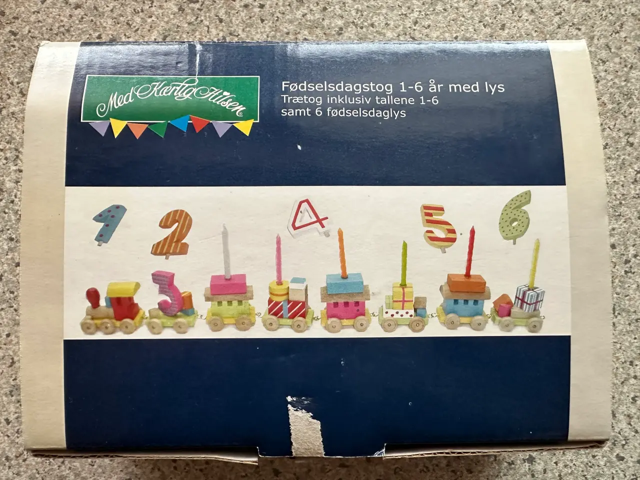 Billede 2 - Fødselsdags tog i træ