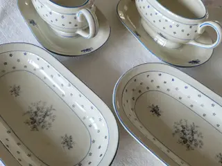 Charmerende og unikt retro spisestel (ca. 1925) –