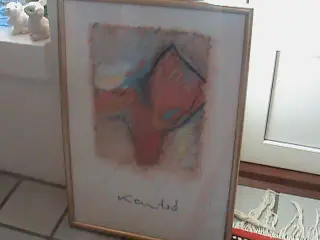 Kunsttryk billede Kantsø i ramme