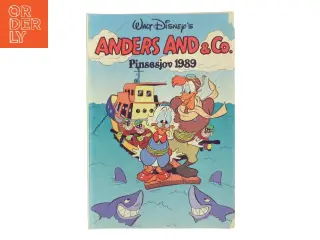 Walt Disney's Anders And & Co. Pinsesjov 1989 (Bog)