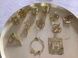 Golden Christmas juleornamenter