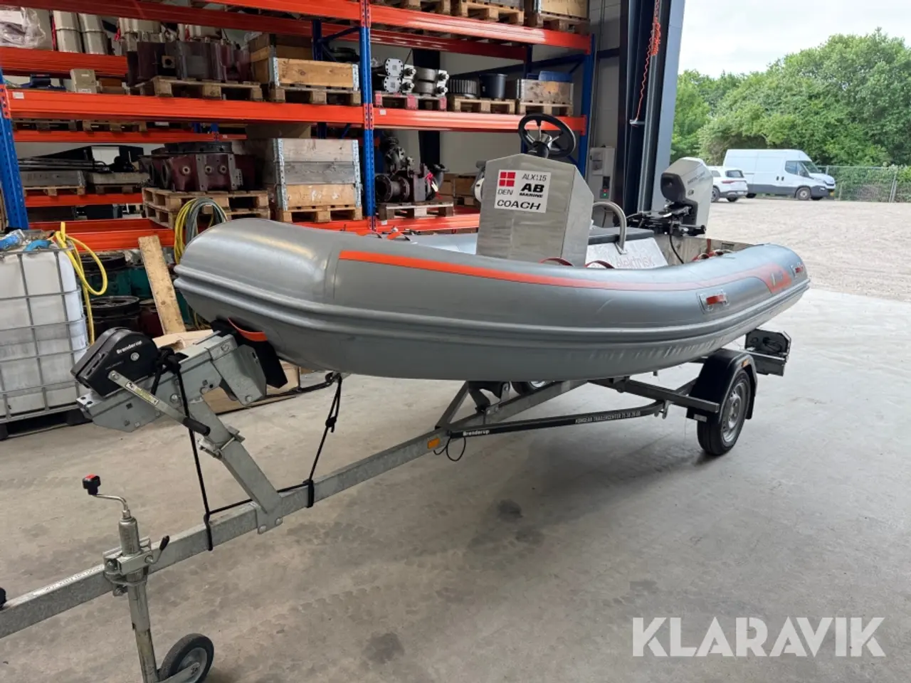 Billede 1 - Båd AB Inflatables 13 AL med bådtrailer