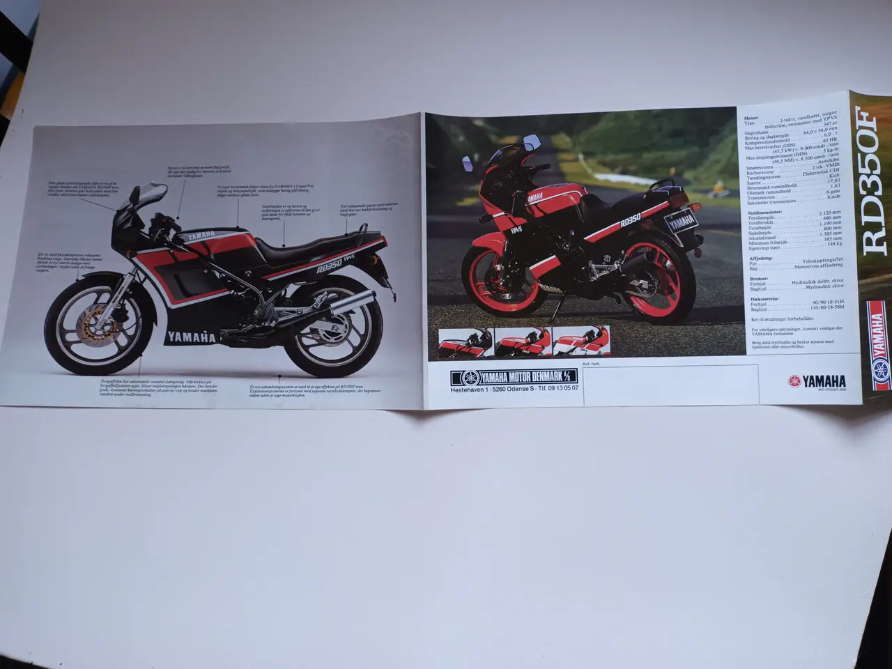Billede 4 - Yamaha RD 350F Brochure