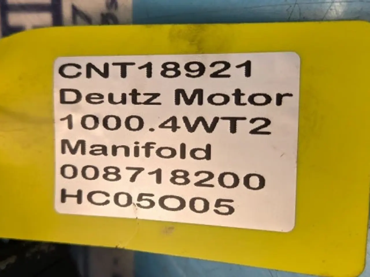 Billede 5 - Deutz 1000.4WT2 Insugningmanifold 008718200