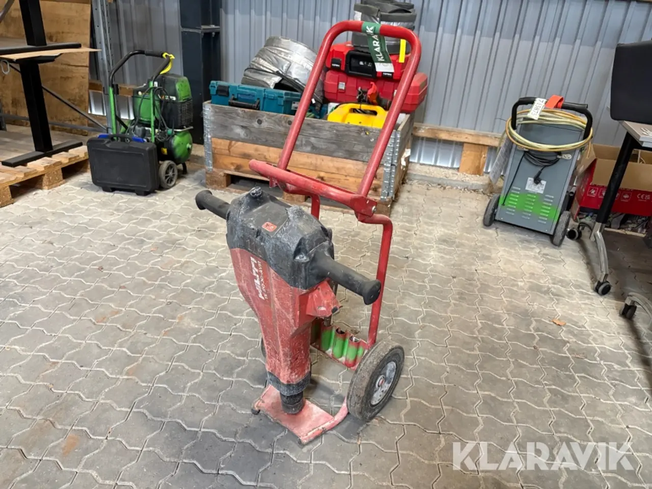 Billede 1 - Mejselshammer Hilti TE 2000-AVR på vogn