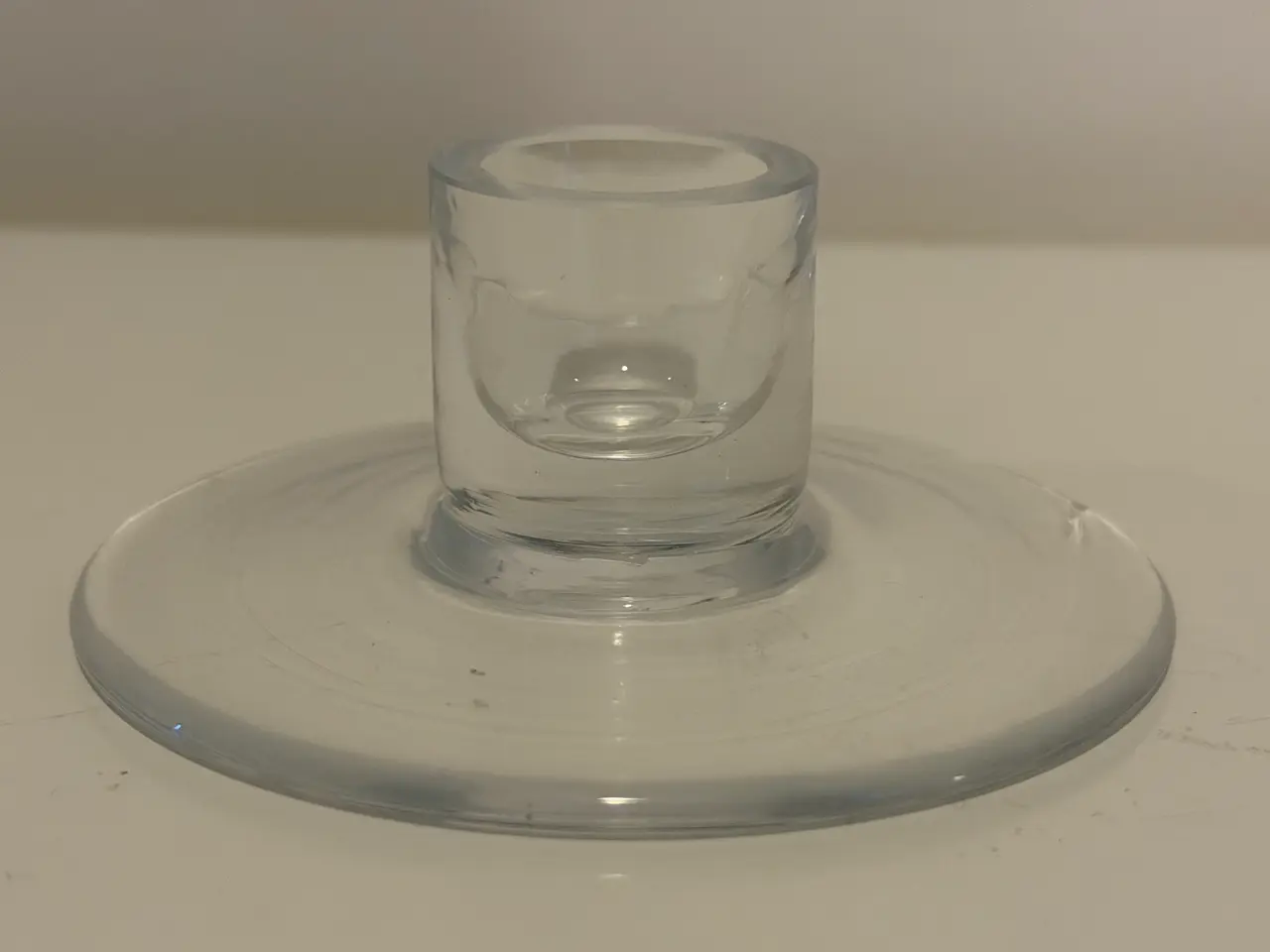 Billede 2 - Lysestager for almindelige lys, glas, 6 stk.