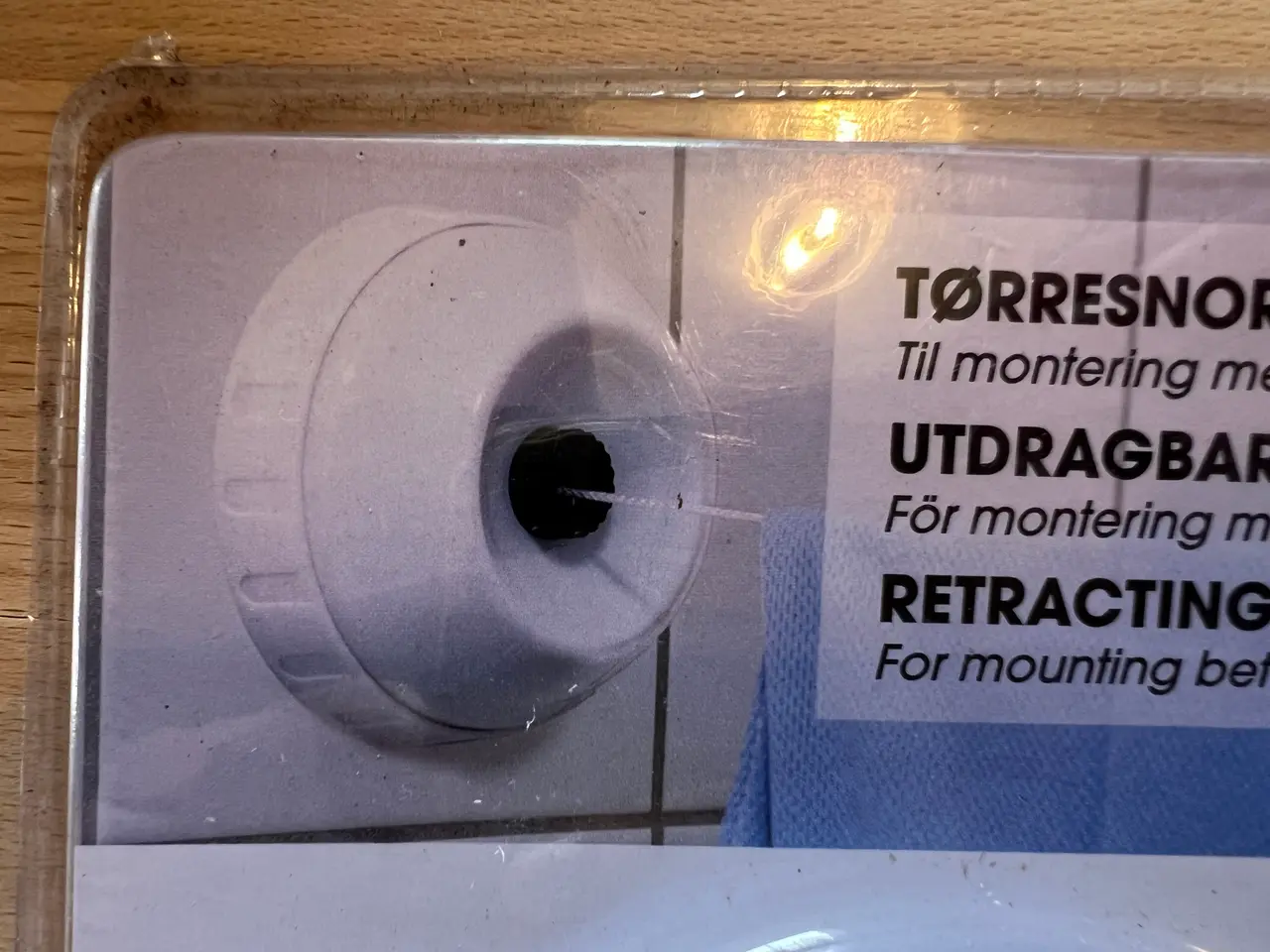 Billede 3 - Tørresnor med Udtræk. (NY)