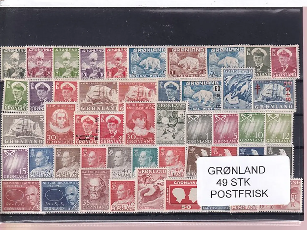 Billede 1 - Grønland - 49 STK. - Postfrisk