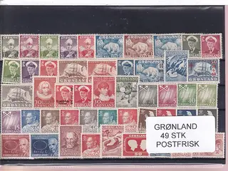 Grønland - 49 STK. - Postfrisk