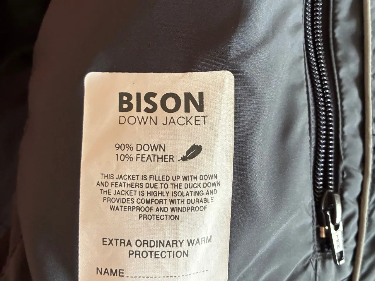 Billede 3 - Bison Funktionsjakke sort, str. L/52