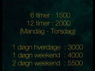 Spar 1050kr på Gavekort Black Studio Hotel 18+