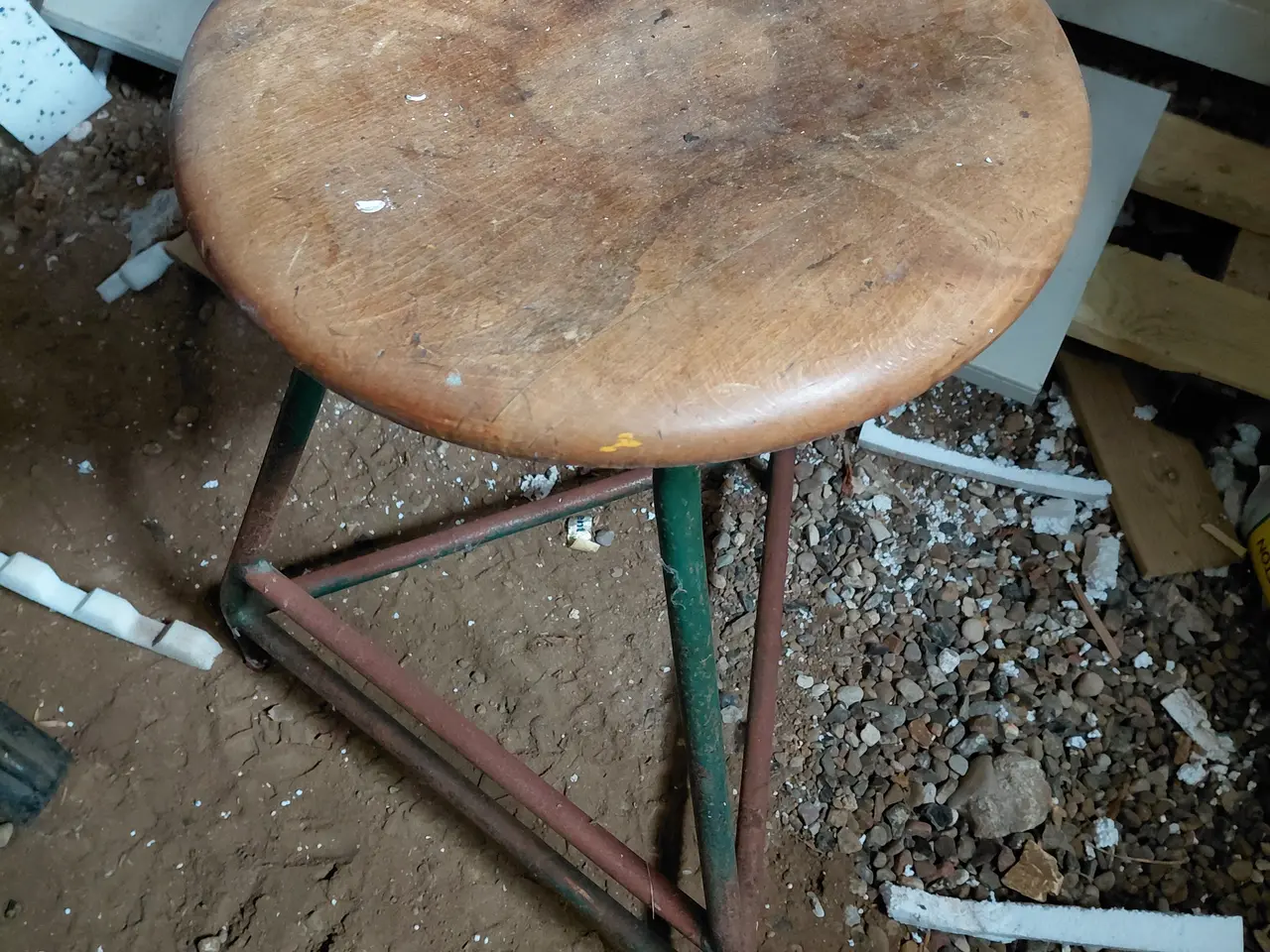 Billede 1 - Vintage industriel taburet