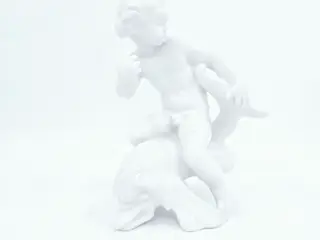 B & G Figur Dreng På Delfin nr. 60/4060. Sortering 1