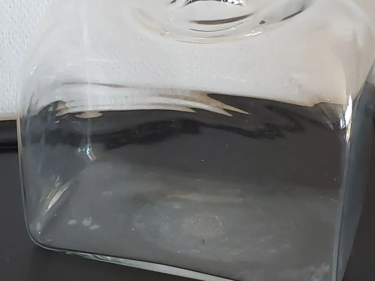 Billede 4 - Stor solid glasvase