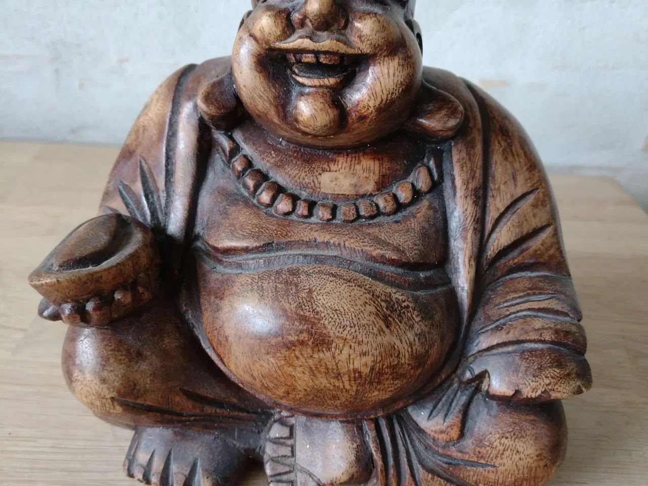 Billede 1 - Træ Buddha