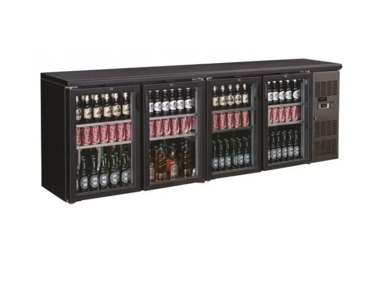 Billede 1 - Barkølebord 698 liter – med 4 glas låger