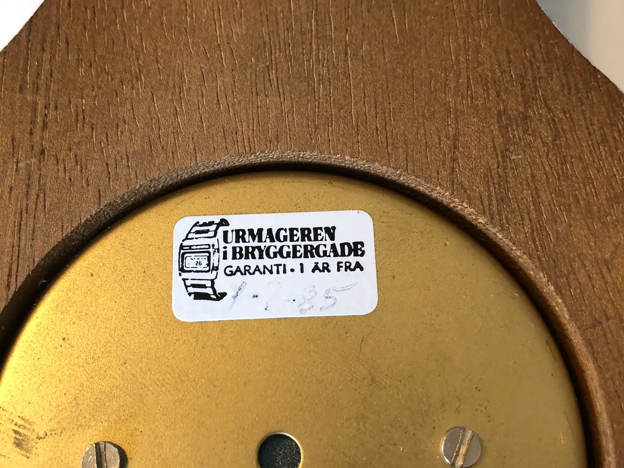 Billede 7 - Barometer med hygrometer og termometer