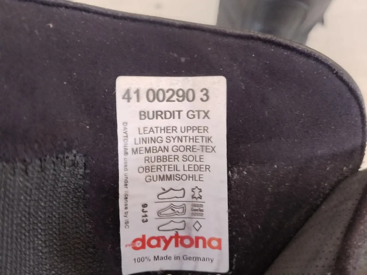 Billede 5 - Daytona Burdit GTX motorcykelstøvler str 41 sort