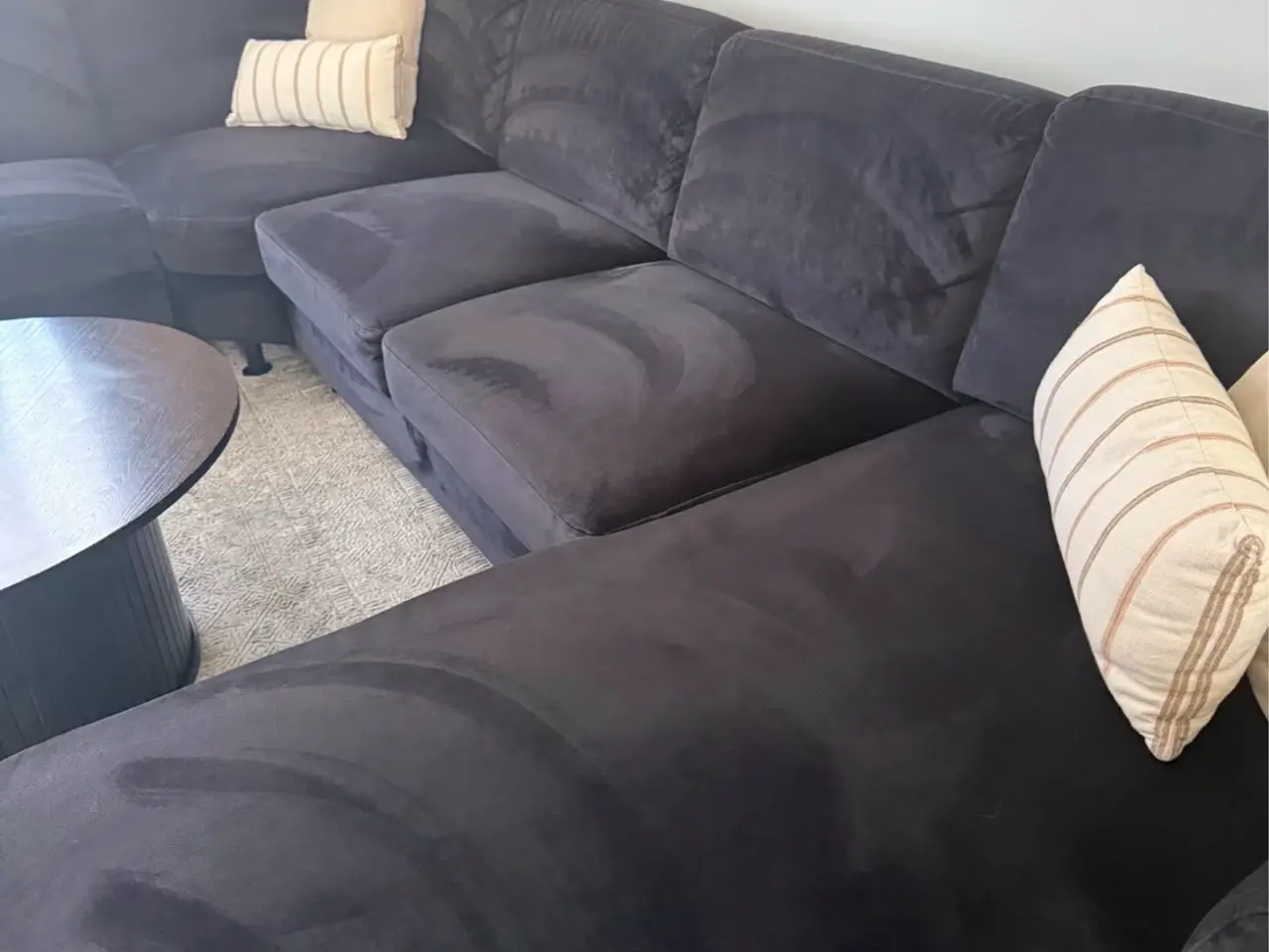 Billede 2 - modulsofa med opbevaring i sort velour