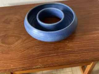Blå vase i keramik