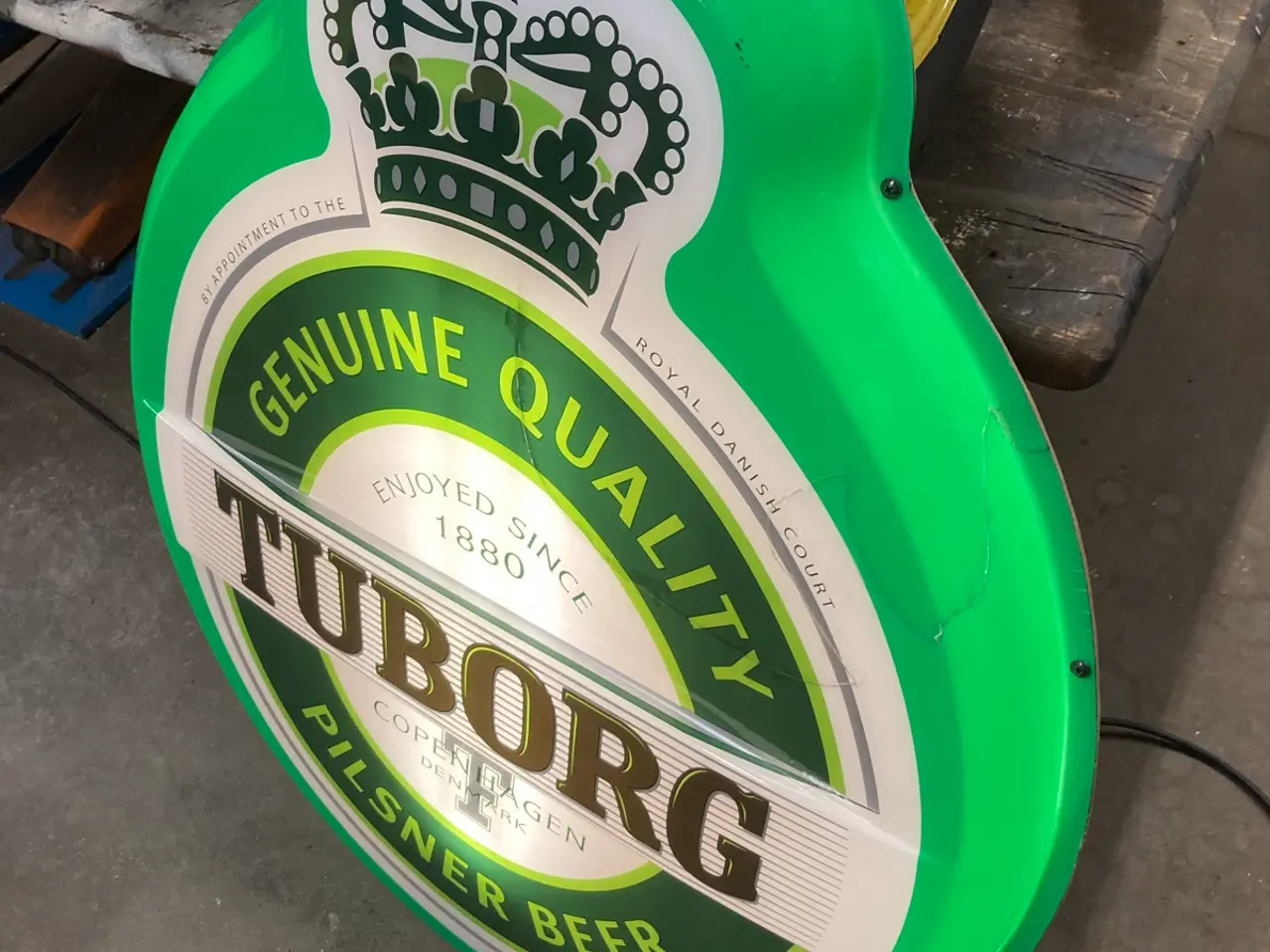 Billede 2 - Tuborg lysskilt