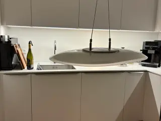 Glas pendel ellipse med lysdæmper