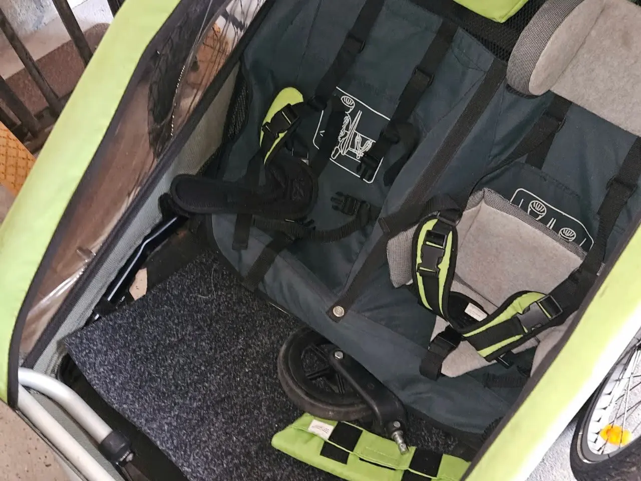 Billede 1 - Croozer cykelanhænger til 2 børn – med gåvognsfunktion