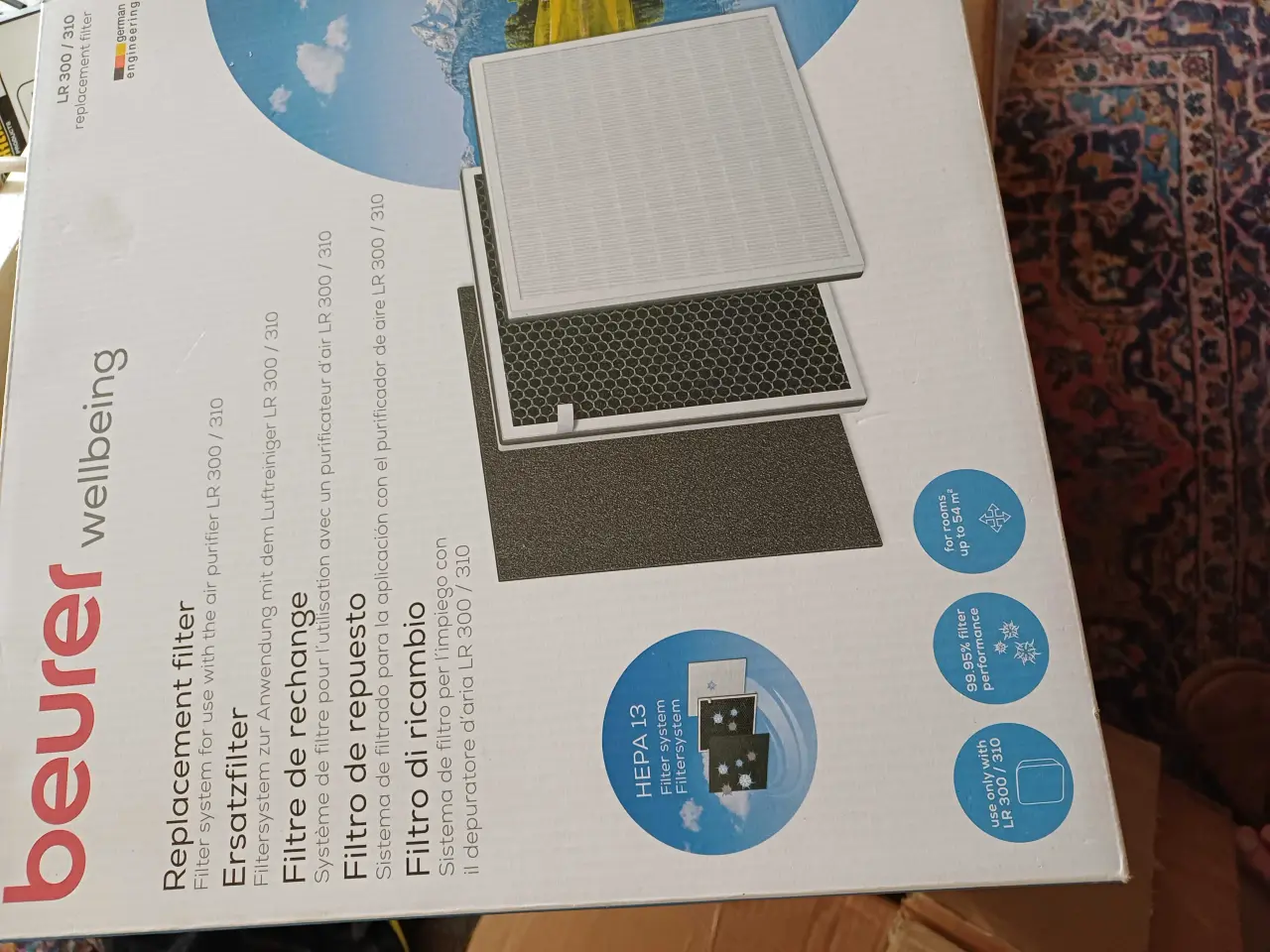 Billede 1 - Kulfilter Beurer LR300/310