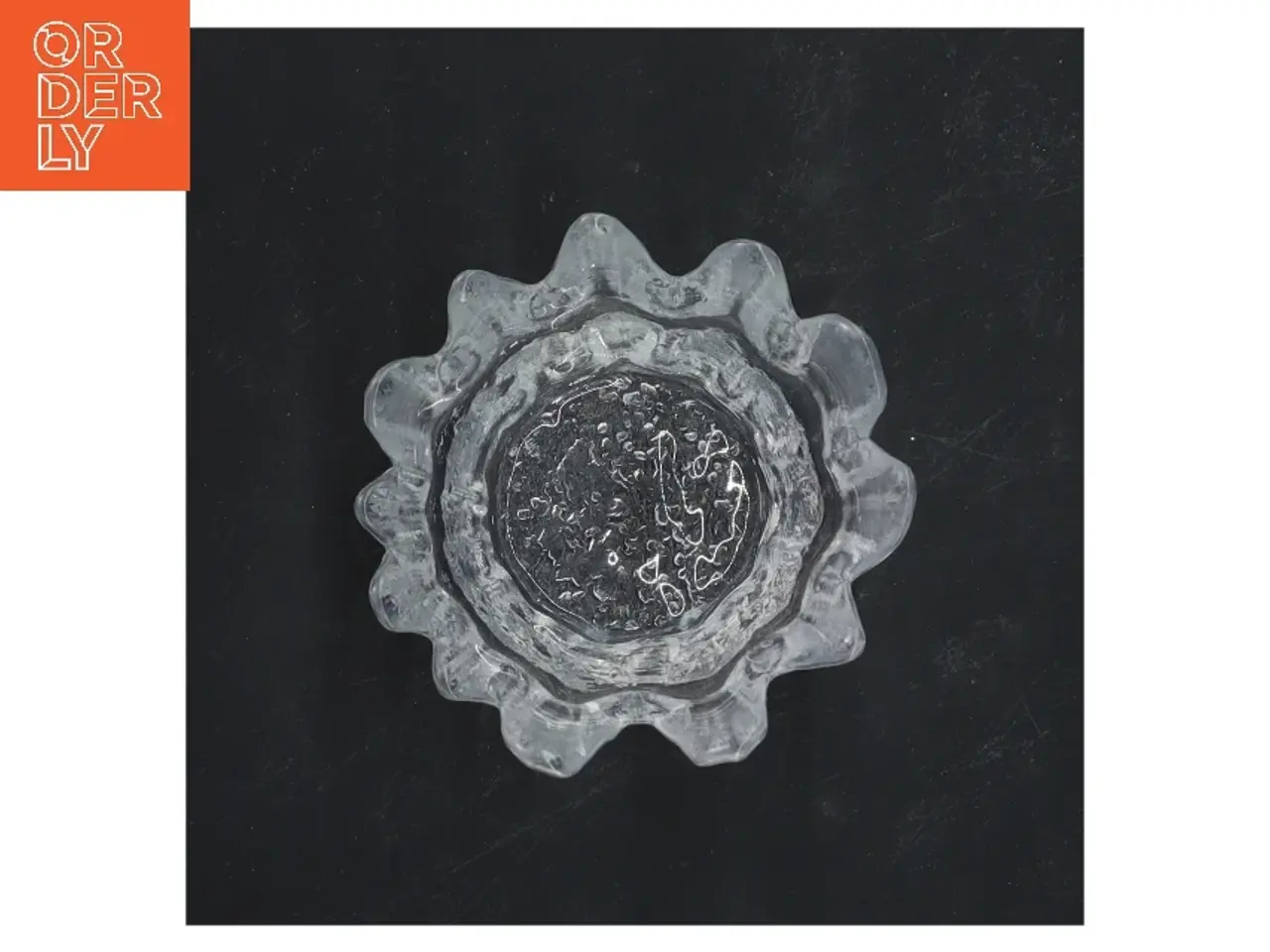Billede 4 - Lysestage i glas (str. Ø 8x7,5 cm)