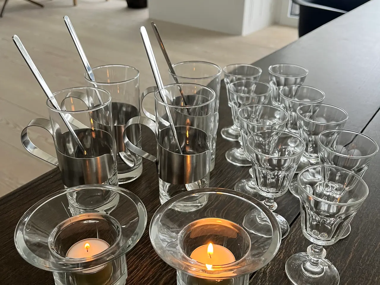 Billede 1 - 13 glas og 2 stager