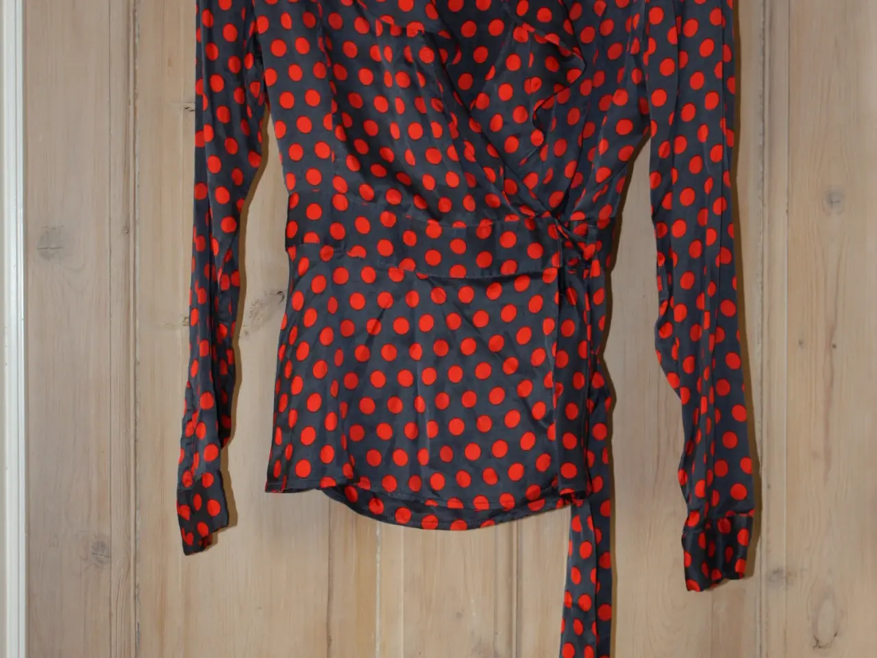Billede 2 - Bluse slå-om Second female str. M 100% viscose