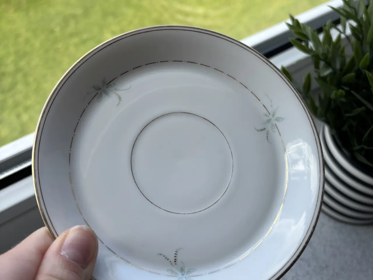 Billede 4 - Kaffestel med natur/blomster mønster 