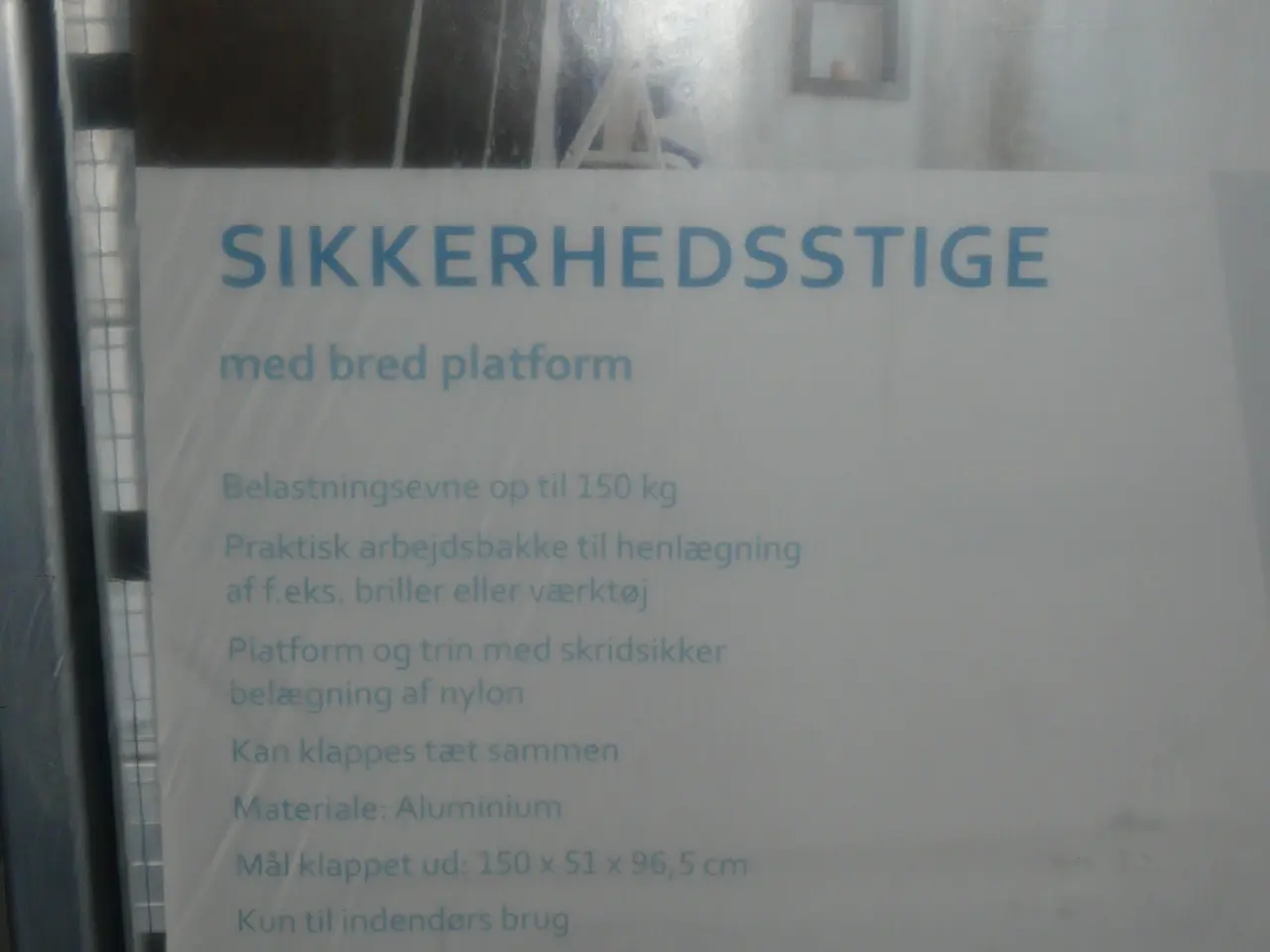Billede 3 - Sikkerheds aluminium stige