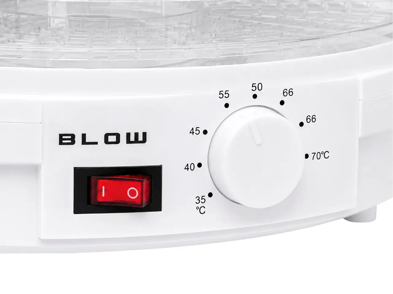 Billede 3 - BLOW FD-01 maddører 500 W med 6 niveauer og temperaturregulering - hvid