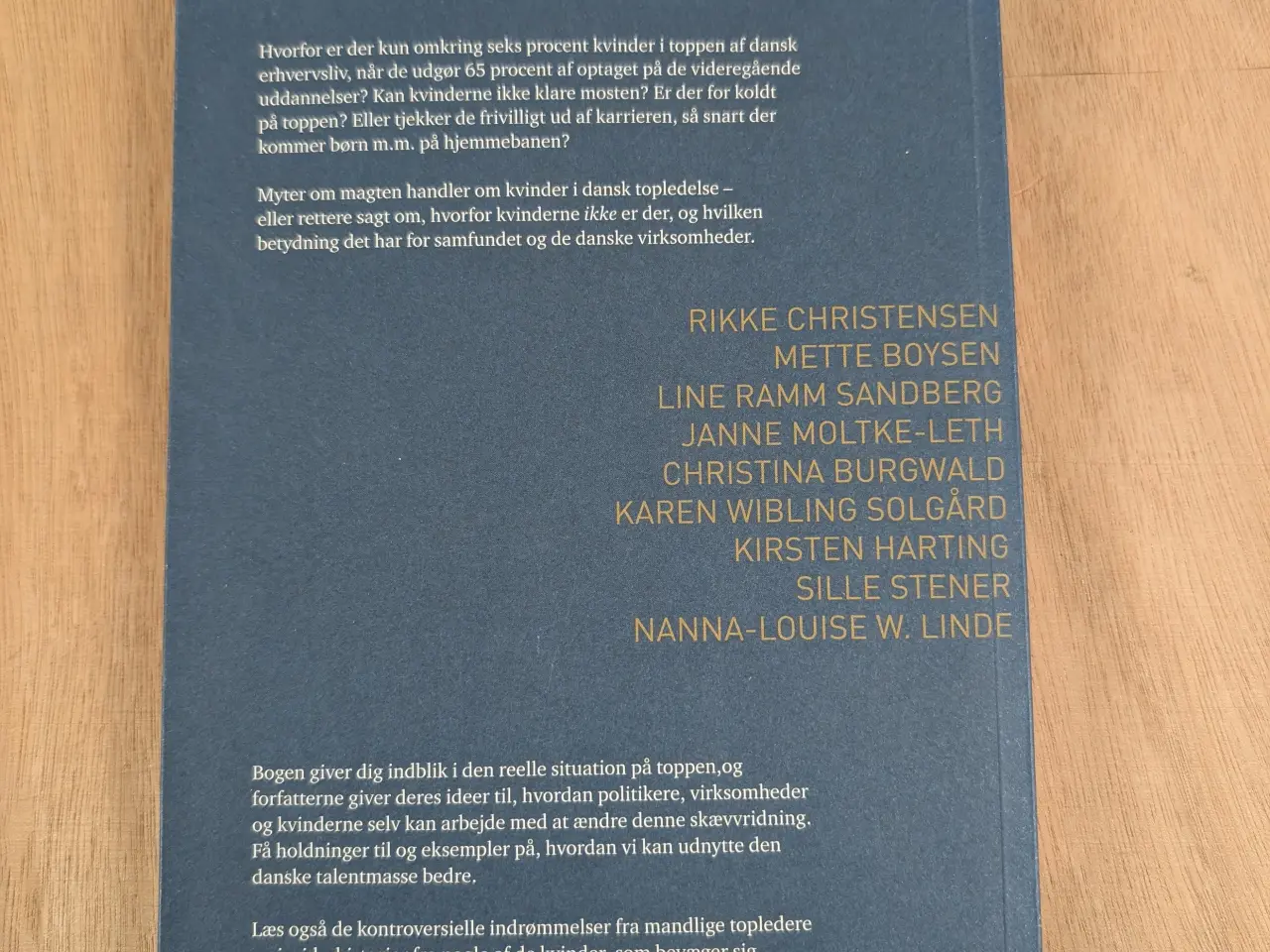Billede 8 - Myter om magten bog om kvinder i topledelse