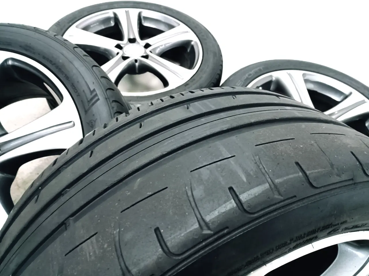 Billede 7 - 5x112 18" ET43 nav 66,6ø Mercedes sommersæt TPMS