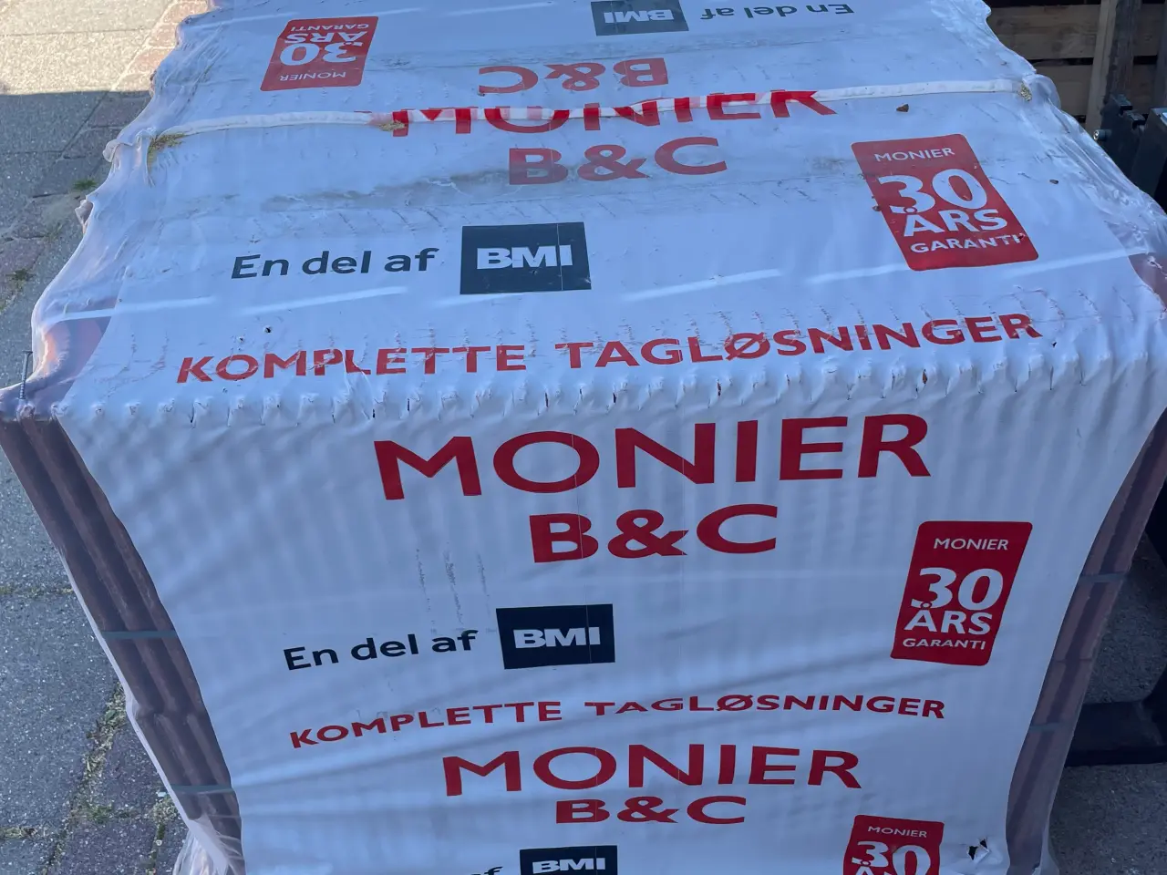 Billede 1 - B og C Monier Rød Betontagsten