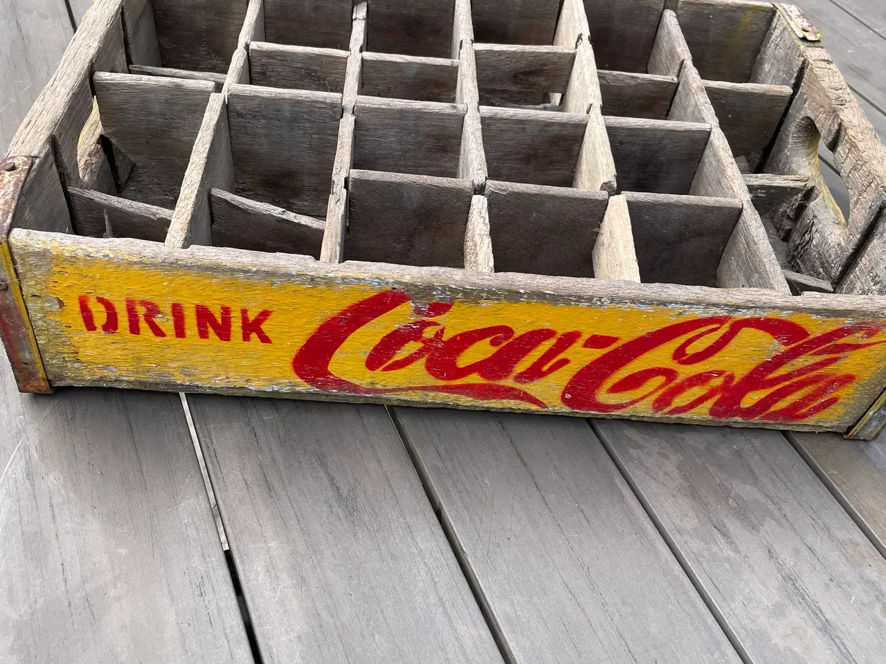 Billede 1 - Gl. Coca Cola trækasse