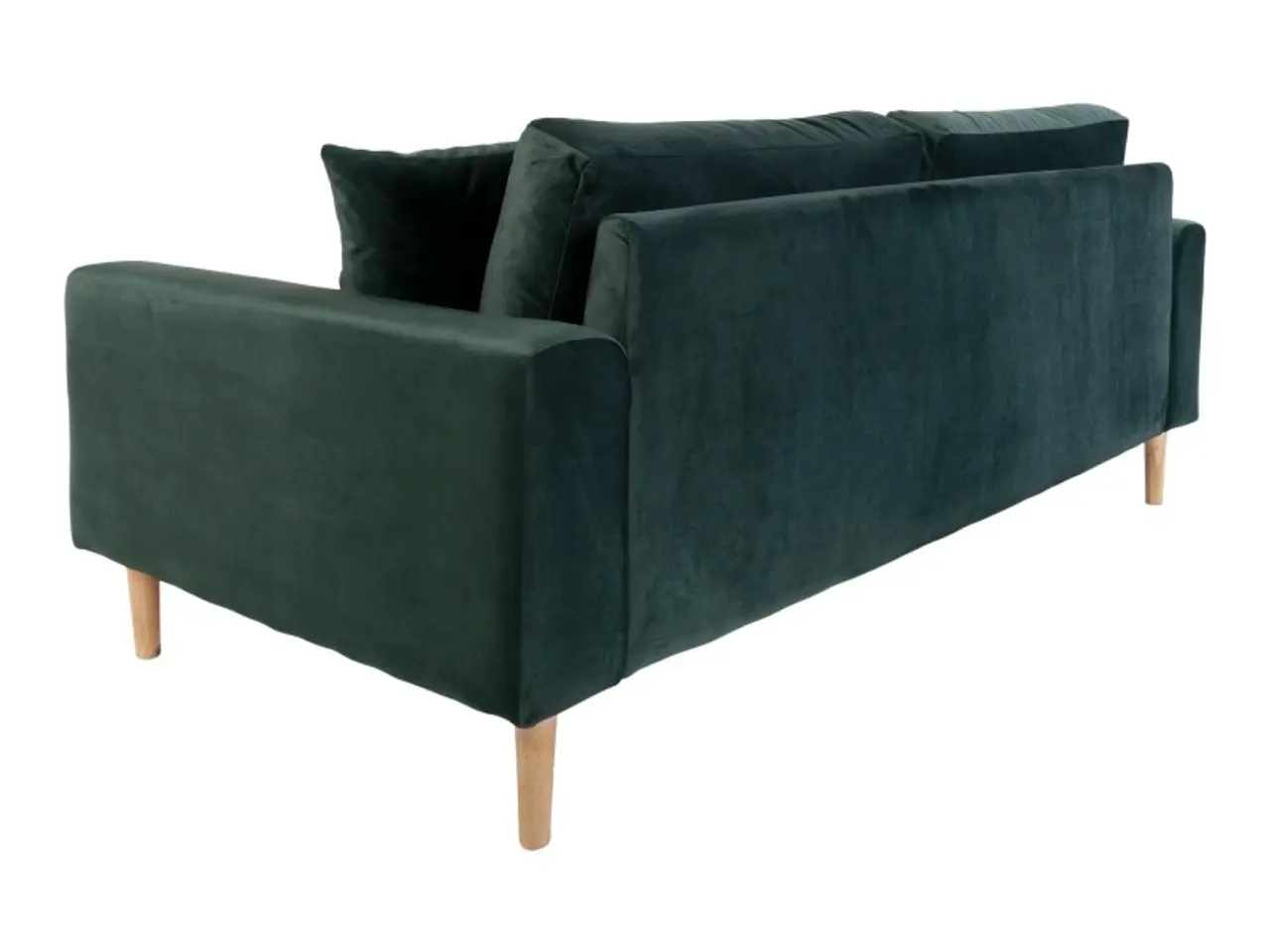 Billede 5 - Lido 2,5 Personers Sofa - Sofa i mørkegrønt velour