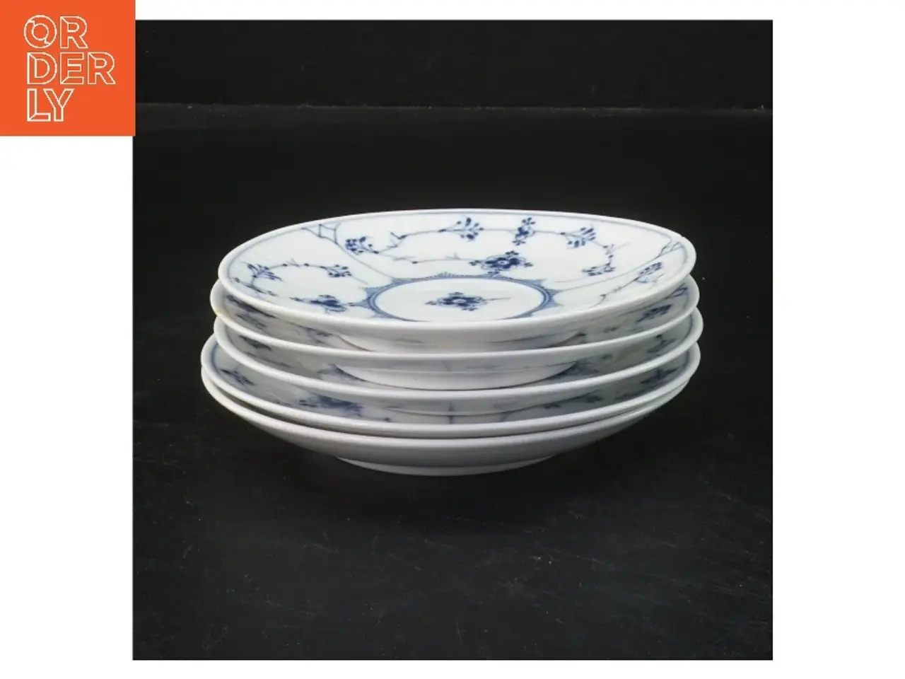 Billede 2 - Porcelænstallerkener, musselmalede, fra Royal Copenhagen (str. Ø 13 cm)