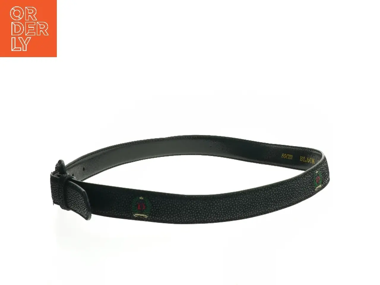 Billede 2 - Sort bælte med spænde (str. 85 cm. ****)
