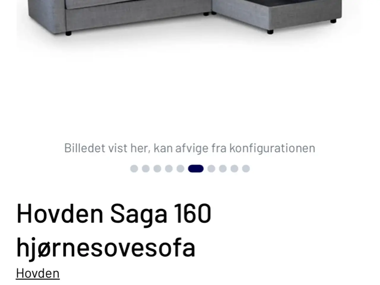 Billede 2 - Hovden saga sovesofa