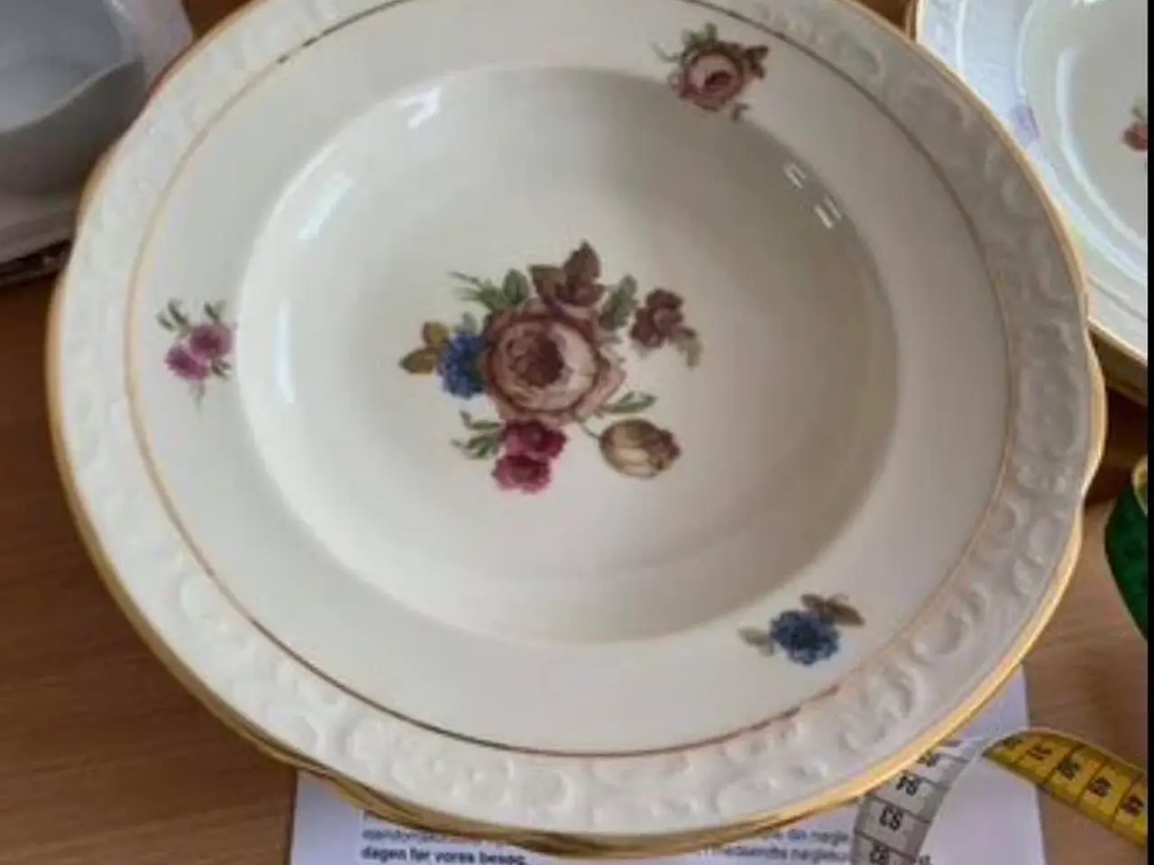 Billede 2 - 12 suppe tallerkner fra KPM