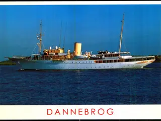 Kongeskibet - Dannebrog - Trojaborg H 03 - 12x17 cm - Ubrugt