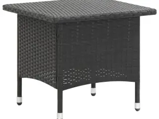 Tebord 50 x 50 x 47 cm polyrattan sort
