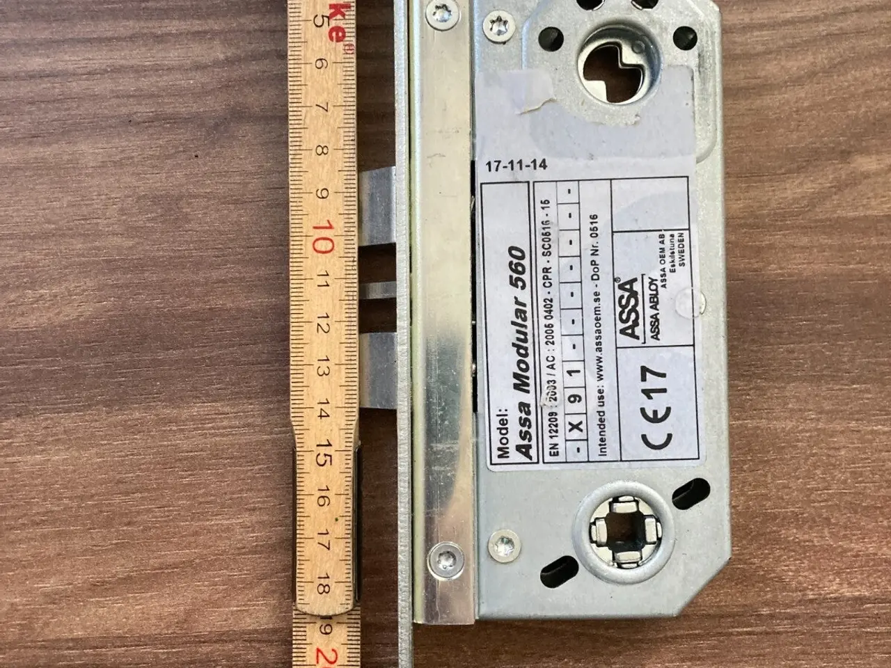 Billede 4 - Assa Abloy Modular 560 Double latch lock med L: