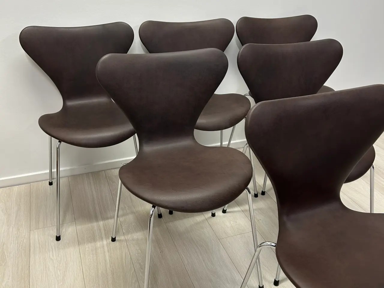 Billede 4 - FH 3107 Syverstole af Arne Jacobsen Læder