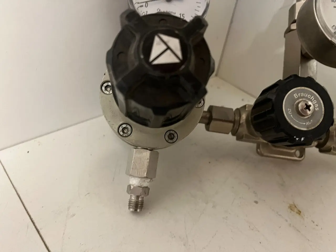 Billede 5 - Messer Griesheim Oxygen Regulator Dual-Stage WIKA