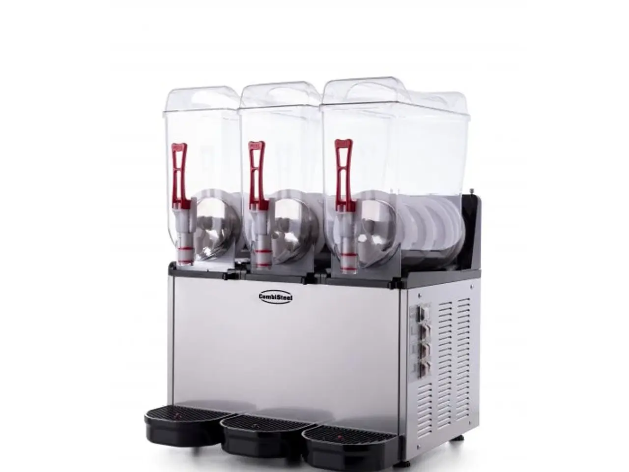 Billede 2 - Slush ice maskine 3 x 12 L – rustfrit stål -1050 W